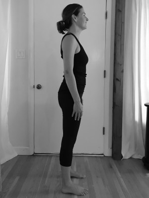 Tadasana (before)